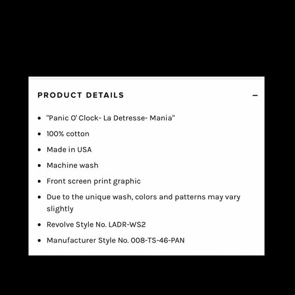 La Detresse OVERSIZED Panic Tee in Pink Tie Dye. - Picture 5 of 9